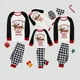 thumbnail image 1 of Pijamas familiares a juego de Navidad, conjunto de pijamas de Dachshund a través de la nieve, gris, 2023, 1 of 3