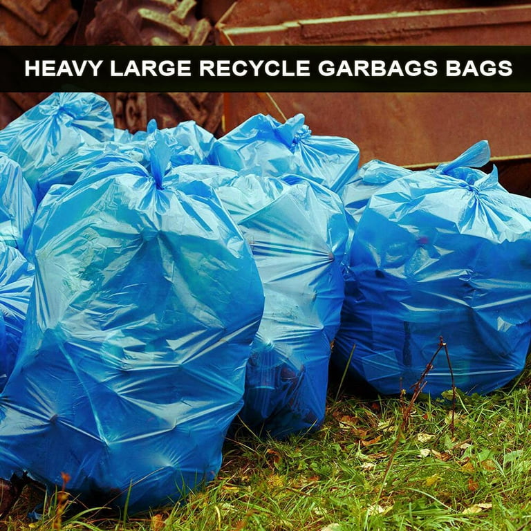 Black 67x79 100 Gallon Plastic Garbage Bags