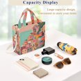 thumbnail image 5 of FORMRS Womens Corduroy Tote Bag Crossbody Shoulder Handbag with Pocket, Cityscape Painting, 5 of 7