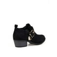 thumbnail image 3 of Mark and Maddux Chunky Heel Women's Buckle Booties in Black, 3 of 3