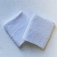 thumbnail image 3 of Couver Men's Arm/Bicep Bands (Cotton Terry Cloth) for Sweat Armband, White (1 Pair), 3 of 7