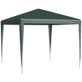 thumbnail image 1 of Outsunny 9' x 9' Portable Canopy Party Tent Gazebo with Legs, Dark Green, 1 of 10