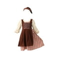 thumbnail image 2 of EnJoCho 𝖯ioneer Prairie Dress with Floral Bonnet 𝖢olonial Vintage Dress Little House on The Prairie Halloween Outfit for Girls Age 5-12 Historical, 2 of 9