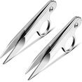 thumbnail image 1 of Queilt 2 Pcs Sewing Scissors Thread Snips with Protective Rubber Sleeve Mini Snippers Shears Small Trimming Nipper Clipper for Various Materials Fishing Line DIY Sewing Tailoring Dressmaking Crafting, 1 of 5