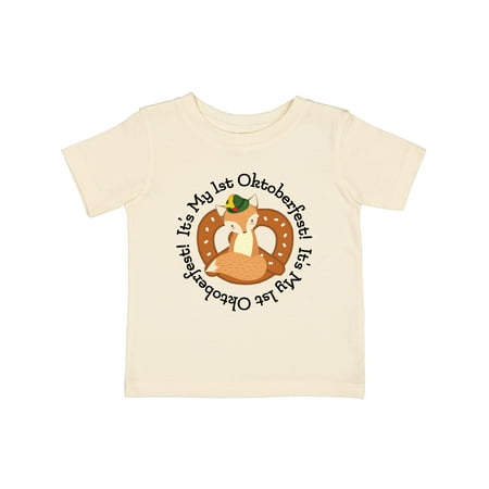 

Inktastic 1st Oktoberfest Woodland Fox Gift Baby Boy or Baby Girl T-Shirt