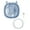 Blue, variant on Drrntien Desk Fan 3 Speed Camping Table Fan Rechargeable Tent Fan with LED Light