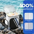 thumbnail image 7 of Maelstrom Backpack Cooler,36 Can Cooler Backpack,Soft Cooler Bag Insulated Leakproof,Lightweight Ice Chest Backpack,Travel Cooler Lunch Backpack for Camping,Hiking,Beach,White, 7 of 7
