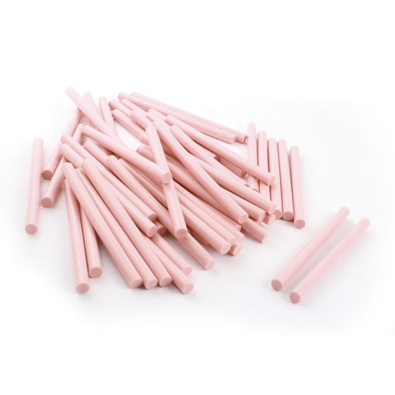 50pcs 7cmx100mm Pink Hot Melt Glue Adhesive Sticks for Arts Crafts