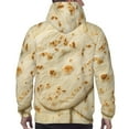 thumbnail image 7 of Wukai Taco Tortillas Print Men Hoodies Fleece Sweatshirts Long Sleeve Sweaters Pullover Fall Outfits Winter Clothes-X-Large, 7 of 7