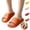 Orange, variant on Mfakffe Shower Shoes Open Toe Non Slip Slides Soft Quick-Dry Slip on Sandals Lightweight House Slippers