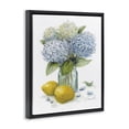 thumbnail image 3 of Stupell Industries Hydrangeas & Lemons Vase Floral Painting Black Floater Framed Canvas Art Print Wall Art, 17 x 21, 3 of 9