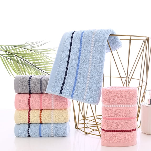 Bathroom Hand Towels, 14x30" 600 GSM 100% Cotton - Ultra Soft & Highly Absorbent Face Towels, Hotel Spa Quality by PALIFEUR