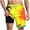 Yellow^1, variant on Jjayotai George Shorts Men, Men's Swim Trunks with Compression Liner, Swim Shorts Quick Dry Beach Swimsuit