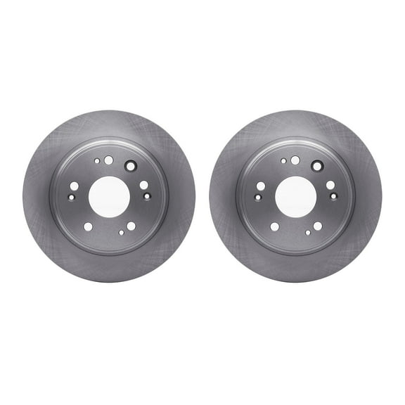 Dynamic Friction Company Rear Brake Rotors 6002-59045
