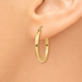 thumbnail image 3 of Boucles d'Oreilles Créoles Tube 2 mm en Or Jaune 10k Rondes, 3 of 8