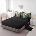 thumbnail image 5 of jejeloiu Retro Boho Floral 7-Piece Twin Bedding Set,Zoo Animal Peacock Rainbow Glass,Ultra Soft Reversible Decor For Kids, 5 of 8