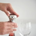 thumbnail image 7 of Alessi "Noe" Wine And Champagne Bottle Stopper With Expanding Seal in 18/10 Stainless Steel, Silver, 7 of 7