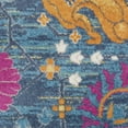 thumbnail image 5 of Nourison Passion Floral Denim 3'9" x 5'9" Area Rug, (4x6), 5 of 9
