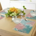 thumbnail image 4 of Ambesonne Saying Place Mats Set of 4, Hello Summer Lettering, Standard Size, Multicolor, 4 of 6