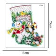 thumbnail image 4 of Cuadros Decorativos DIY diamantes mosaico pegatina lindo 5D Navidad Kits niños regalos (BT082) Wdftyju de costura negro 4 estilos, 4 of 4