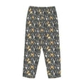 thumbnail image 5 of Naloa Bulldog Print Print Women’s Ultra-Soft Comfy Pajama Lounge Pants with Pockets & Drawstring, 5 of 8