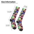 thumbnail image 5 of Fotbe Easter Eggs1 print Women's Men's Novelty Crew Socks Cotton Socks Knee High Socks for Walking,Running,Nurses,Pregnancy, 5 of 9