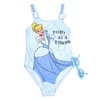Disney - Little Girl's Cinderella Swim Suit & Sunglasses