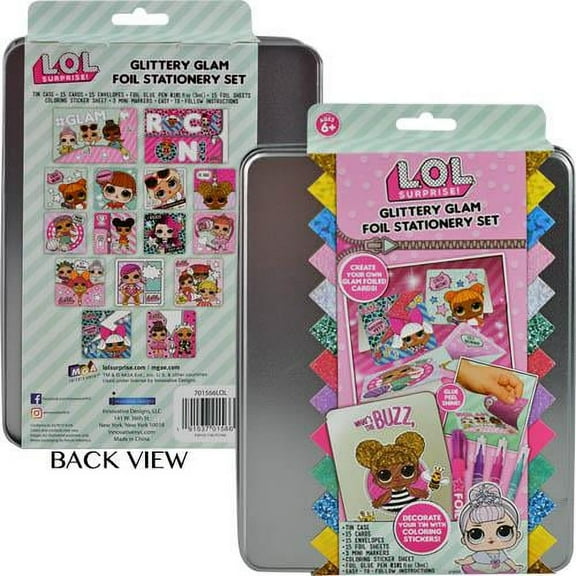 LOL Surprise Glitter Glam Stationery Set