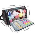 thumbnail image 5 of Knitting Bag, Knitting Tote Bag, Yarn Storage Organizer for Yarn, Knitting Needles and Other Supplies, High Capacity, 5 of 5