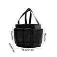 thumbnail image 5 of ACDANC 2026 New Mesh Shower Caddy Portable for College Dorm Room Essentials for Girls with 8 Pockets,Large-Capacity Shower Basket,Quick Dry Toiletry Tote Bag for Women,Travel,Beach Camping Essentials, 5 of 6