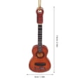 thumbnail image 4 of Shisuyan 10pcs Xmas Miniature Instruments DIY Mini Guitar Model Christmas Tree Guitar Decors, 4 of 8
