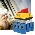thumbnail image 1 of Manual Reset Switch, 440V 3 Poles, 3 Phases Circuit Breaker, 3NO For Machine Tools Textiles, 1 of 8
