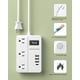 thumbnail image 4 of Regleta de alimentación ROOTOMA de 2 a 3 puntas con USB-C de 4 salidas de 4 pies, 4 of 7