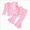 T147-Pink, variant on 9-12 Months Toddler Baby Girl Clothes Toddler Girl Outfit Ruffle Sleeve Shirt Pant Set Fall Winter Clothing for Girl Children's Gift Set Girls Green Tracksuit