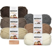 Bernat Softee Chunky Yarn - Color Assortment (Earth Tones)