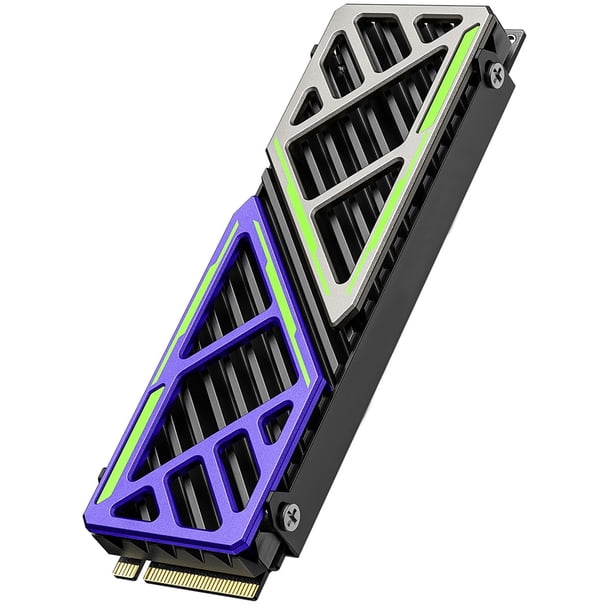Disipador Térmico M.2 2280 SSD Ygjytge Radiador NVME NGFF con Almohadilla Térmica Silicona