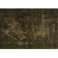 thumbnail image 1 of Ahgly Company Indoor Rectangle Abstract Brown Modern Area Rugs, 5' x 8', 1 of 4