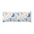 thumbnail image 2 of Picia Butterfly Body Pillow Cover - Super Soft Microfiber 20x54 Body Pillow Case - Envelope Closure, Wrinkle, Stain Resistant Body Pillow Cover,Elegant Bedding, 2 of 8