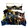 thumbnail image 1 of siniker Bedding Set Kids Quilt Cover 3D Cartoon Playing Bed Cover Set with Pillowcase and Zipper Closure, 1 of 2