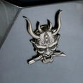 thumbnail image 4 of Skull Samurai Sticker Metal for Car Tuning Styling, 4 of 6