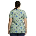 thumbnail image 3 of Dickies EDS Women Scrubs Top V-Neck Print DK717, 3 of 7