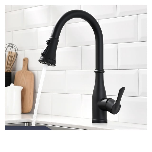Gold Kitchen Faucets Silver Single Handle Pull Out Kitchen Tap Single Hole Handle Swivel Degree Water Mixer Tap Mixer Tap ,Effortless Installation