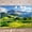 5x3FT, variant on Village Green Meadow Backdrop Mountain Nature Landscape Wedding Background Green Grass Scenery Camping Bridal Shower Birthday Party Decorations Banner Supplies Photo Booth Props