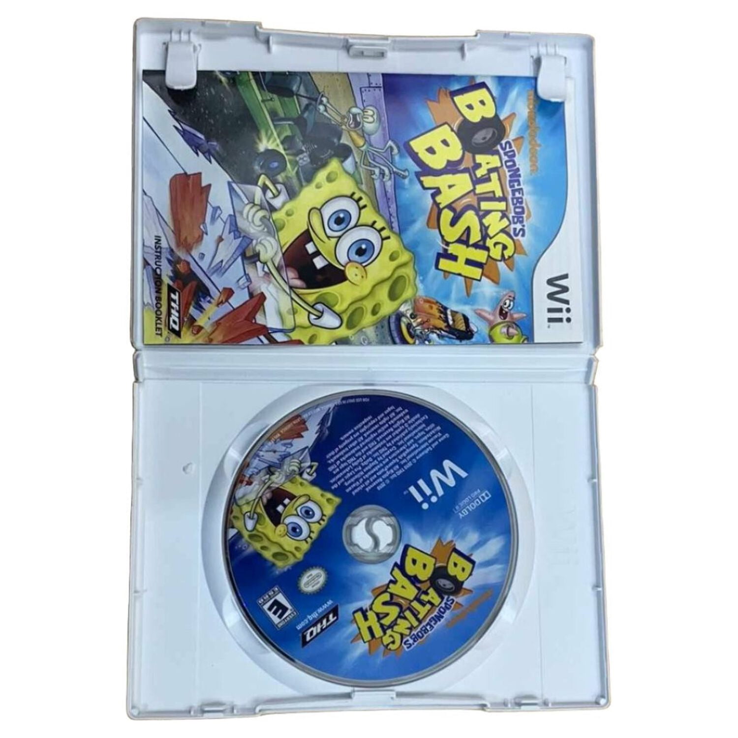 THQ Nordic, Spongebob Squarepant Boating Bash, Nintendo Wii Game