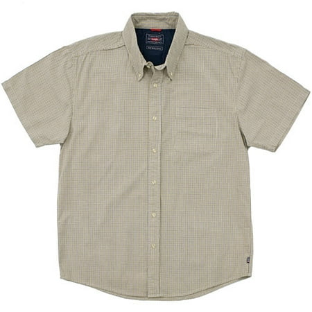 Wrangler - Big Men's Small Check Short Sleeve Shirt
