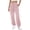 Pink, variant on Women's Loose Cargo Sweatpants, Solid Color Elastic High Waist Gym Workout Trousers Casual Pants with Pockets