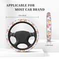 thumbnail image 3 of Balery Colorful Flowers Fundas elásticas antideslizantes para volante, funda protectora universal para hombre y mujer, 15 pulgadas, accesorios para coche., 3 of 6