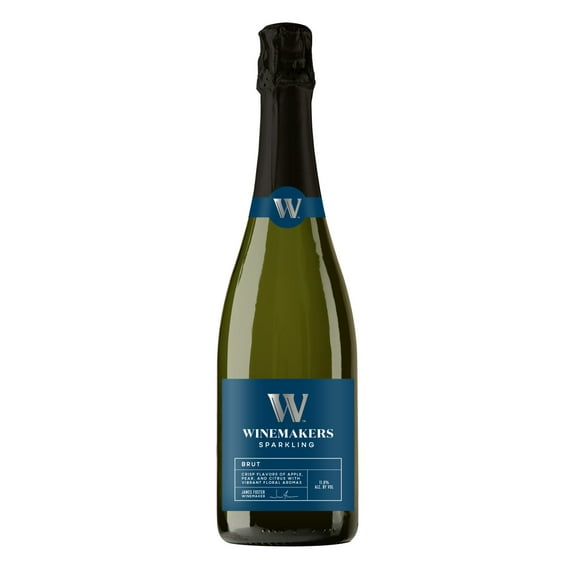 Winemakers Selection Brut Classic Series Sparkling Wine Spain, 750 ml Bottle, 11% ABV