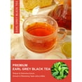 thumbnail image 3 of TeeLux Earl Grey Tea Bags, Premium Black Tea Blended with Natural Bergamot Flavor, Refreshing & Mellow Taste, Enjoy Hot or Iced, 100 Count, 3 of 8