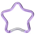 thumbnail image 1 of Uxcell Clip de Resorte en Forma de Corazón [1 Paquete] - Clip de Llavero Gancho de Resorte [Púrpura Claro/Aluminio], 1 of 6